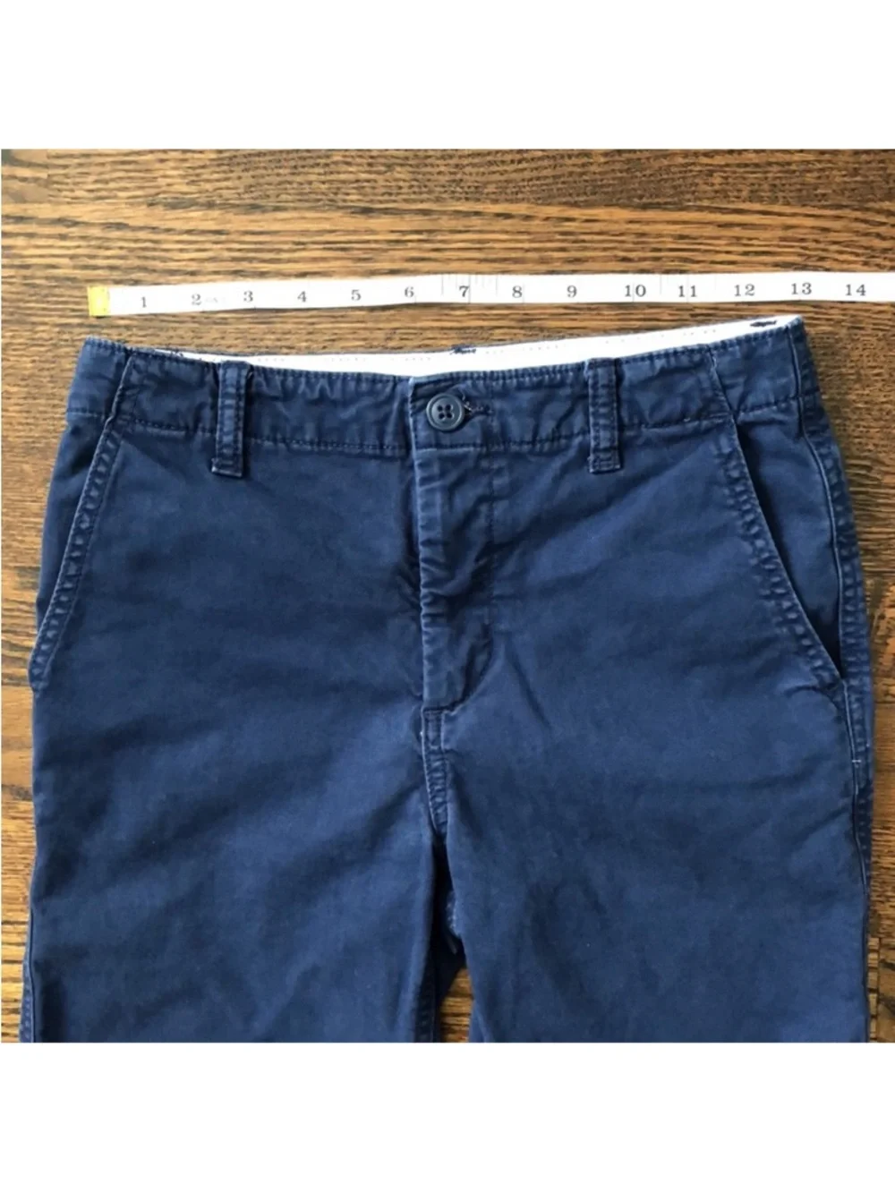 Gap Kids Navy School Uniform Cotton Chino Shorts Size 12
